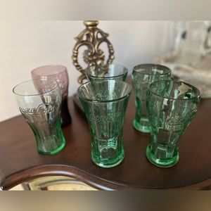 CocaCola Vintage (GLASS) Drinkware (16 oz.)